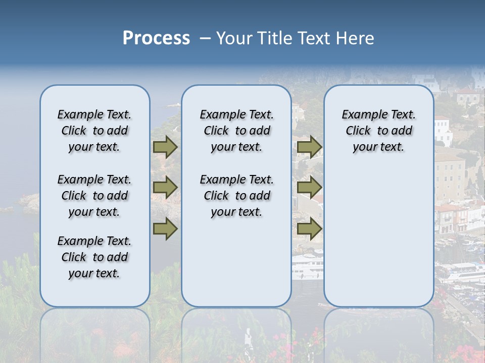 Home Holiday Boat PowerPoint Template
