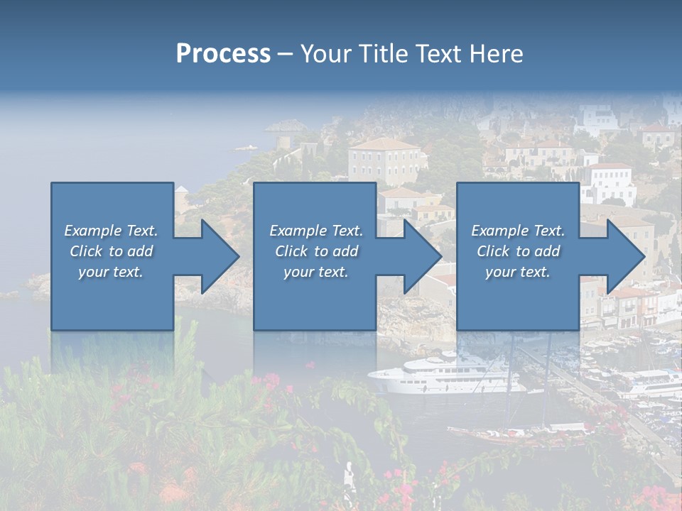 Home Holiday Boat PowerPoint Template