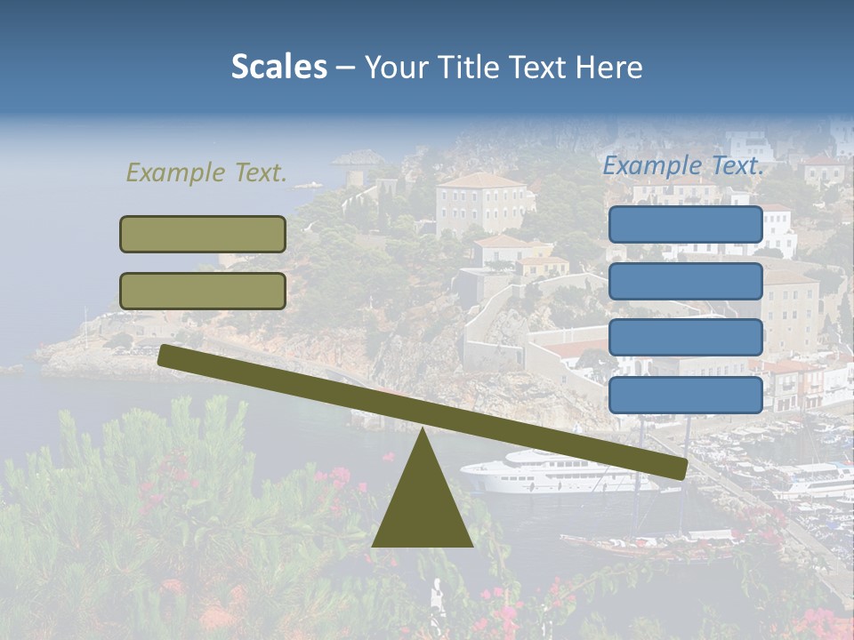 Home Holiday Boat PowerPoint Template