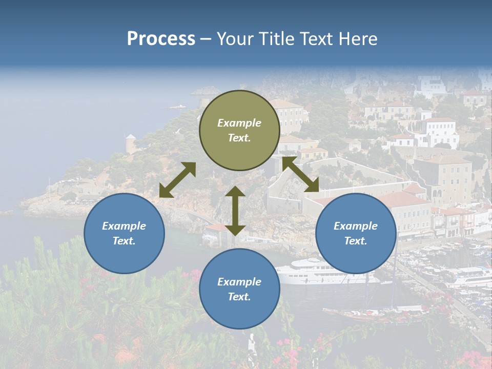 Home Holiday Boat PowerPoint Template