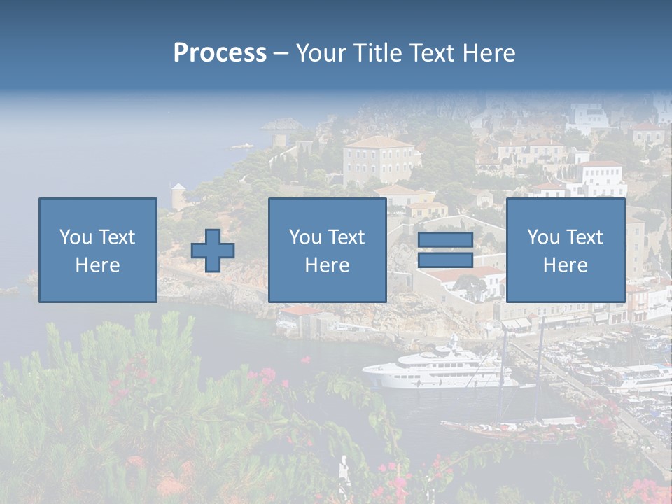Home Holiday Boat PowerPoint Template
