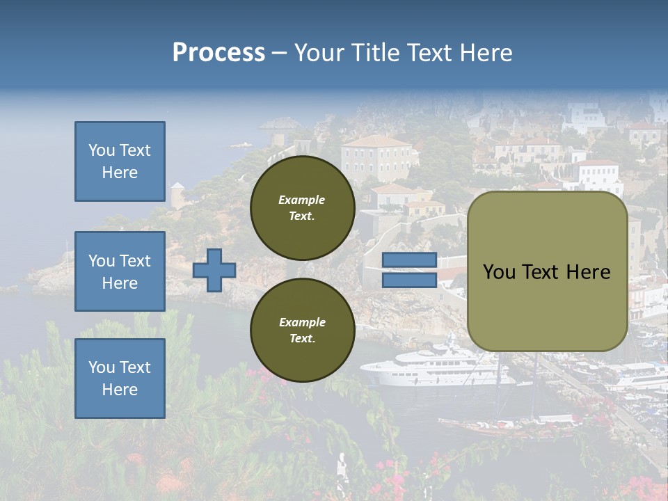 Home Holiday Boat PowerPoint Template
