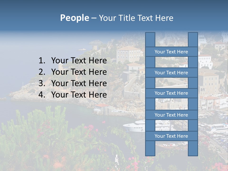 Home Holiday Boat PowerPoint Template