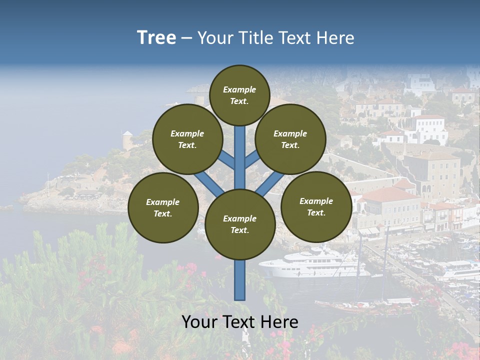 Home Holiday Boat PowerPoint Template