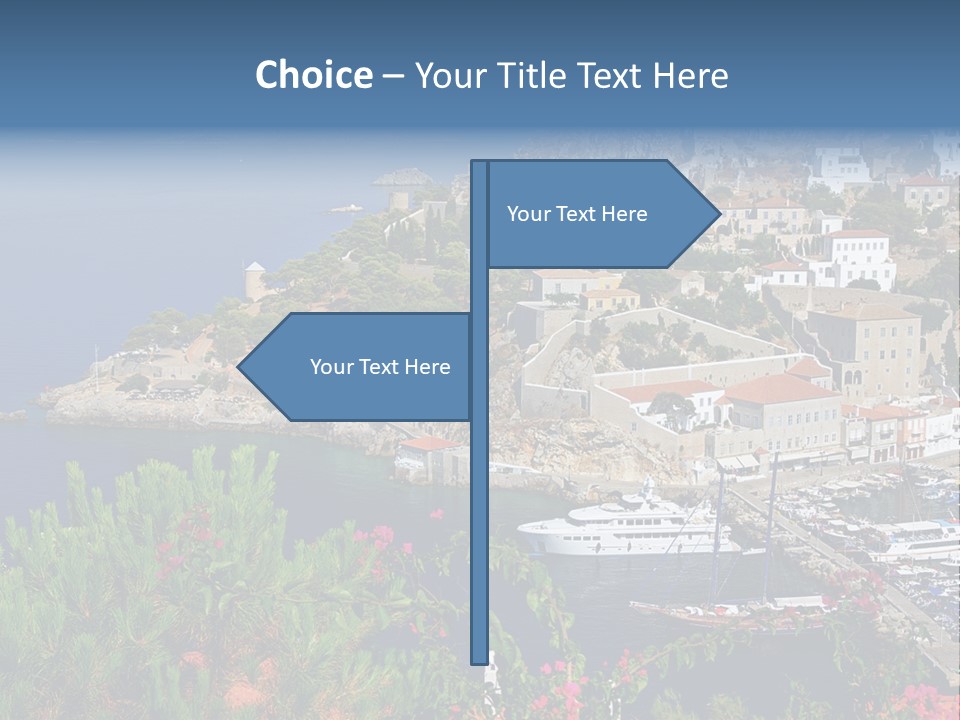 Home Holiday Boat PowerPoint Template