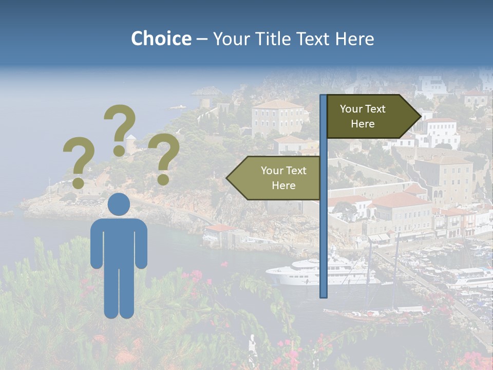 Home Holiday Boat PowerPoint Template