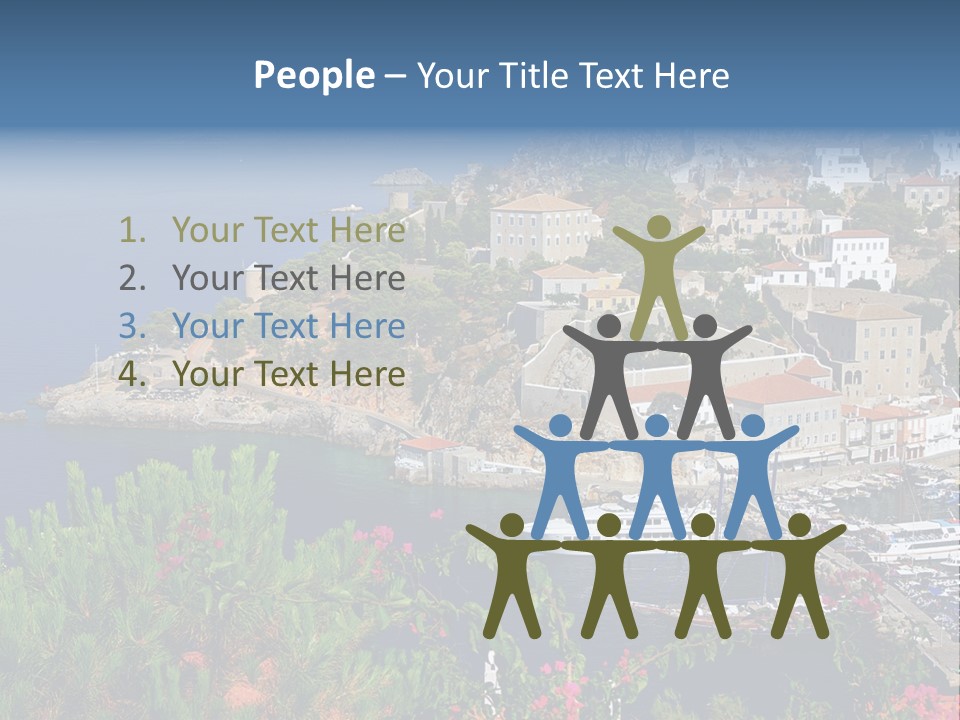 Home Holiday Boat PowerPoint Template