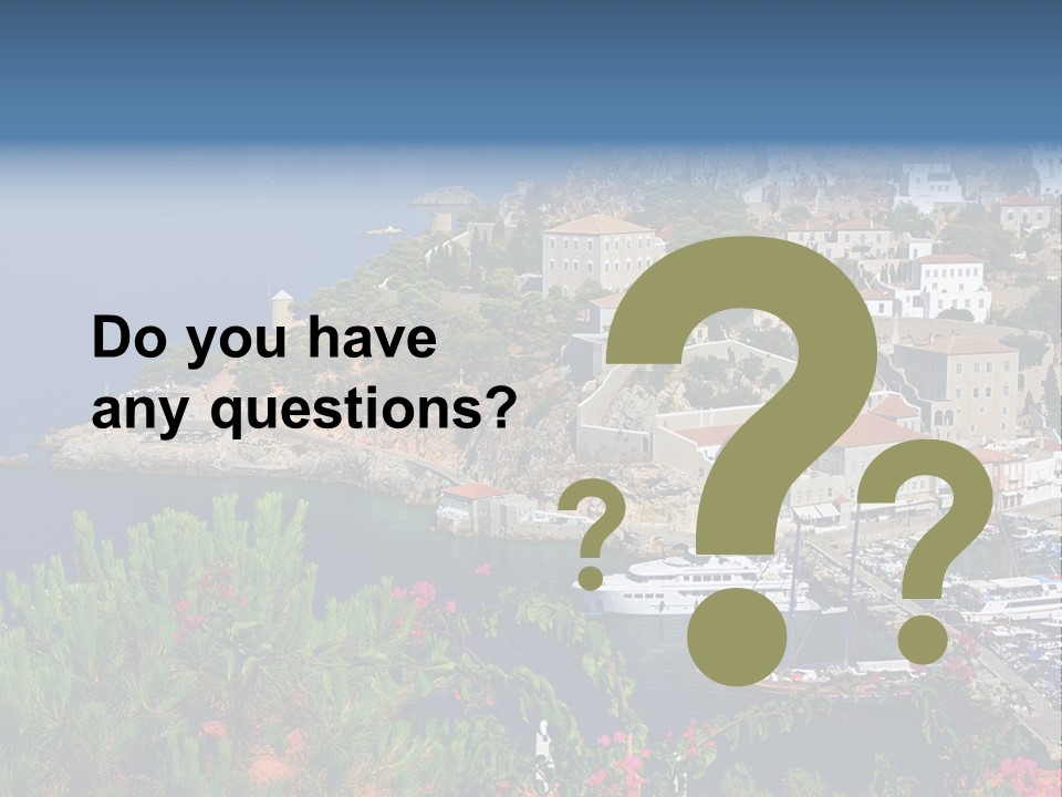 Home Holiday Boat PowerPoint Template