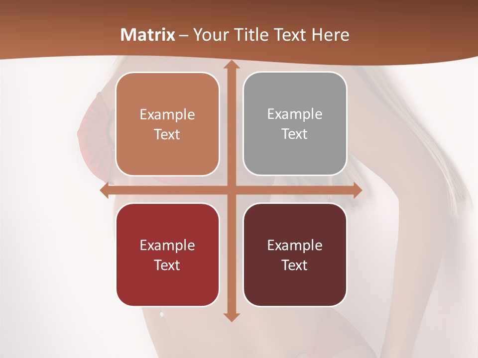 Boobs Woman Breasts PowerPoint Template