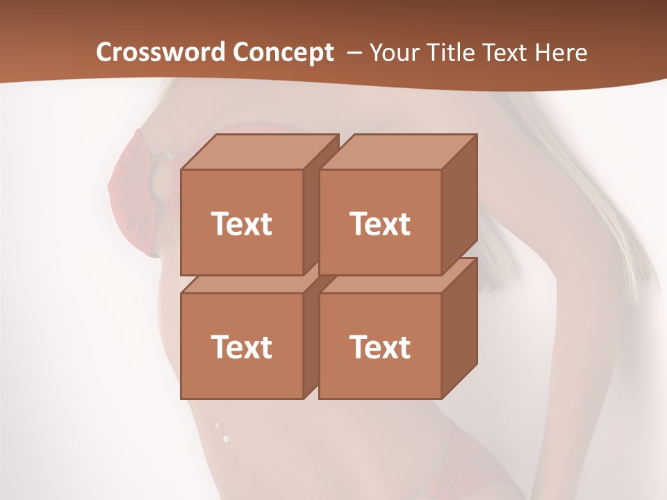 Boobs Woman Breasts PowerPoint Template