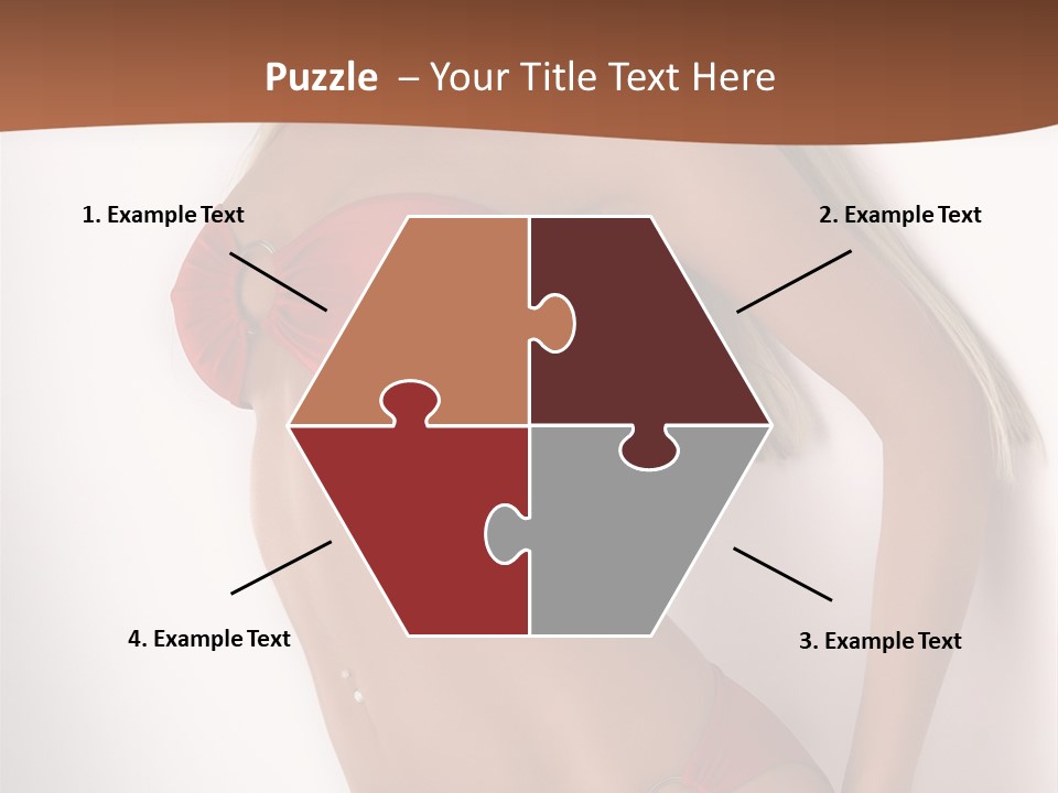 Boobs Woman Breasts PowerPoint Template