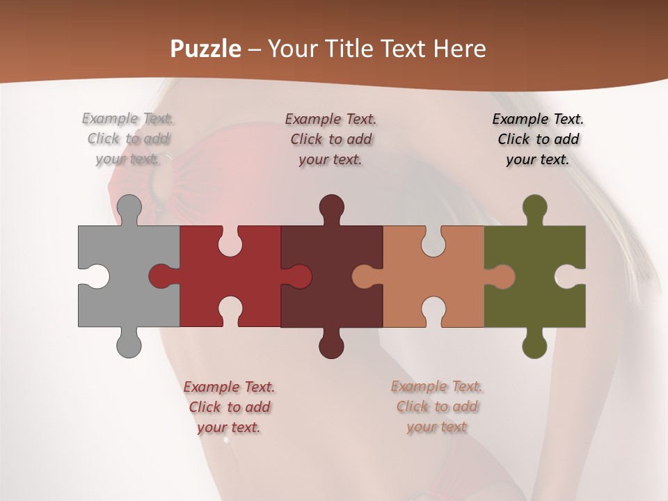 Boobs Woman Breasts PowerPoint Template