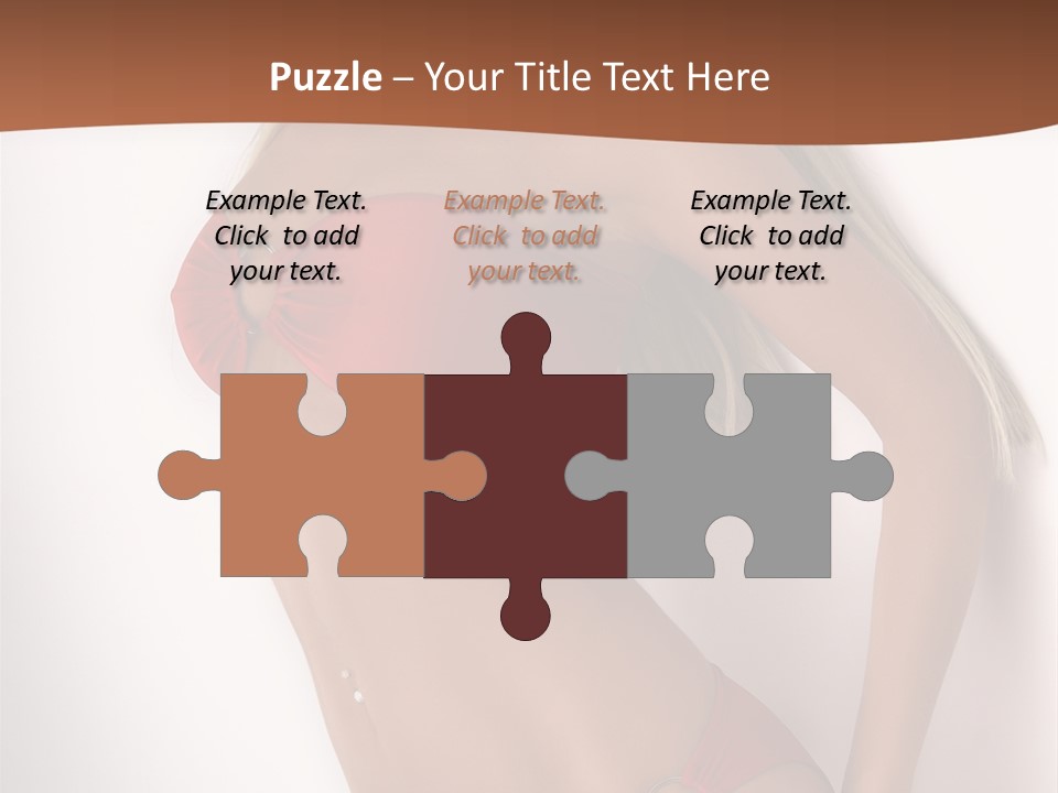 Boobs Woman Breasts PowerPoint Template