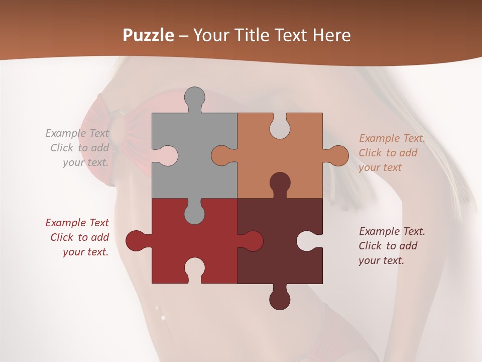 Boobs Woman Breasts PowerPoint Template