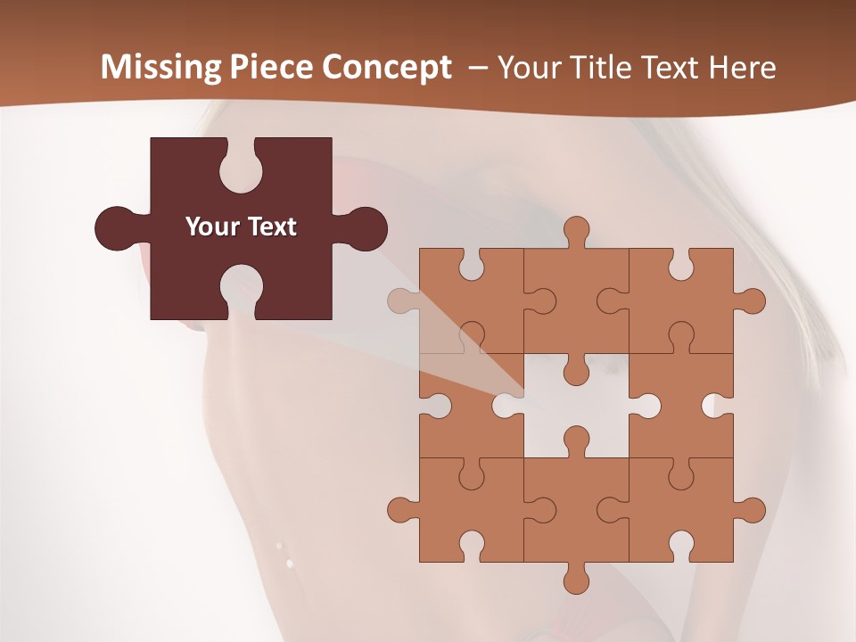 Boobs Woman Breasts PowerPoint Template