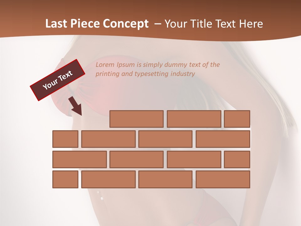 Boobs Woman Breasts PowerPoint Template