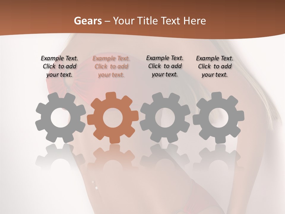 Boobs Woman Breasts PowerPoint Template