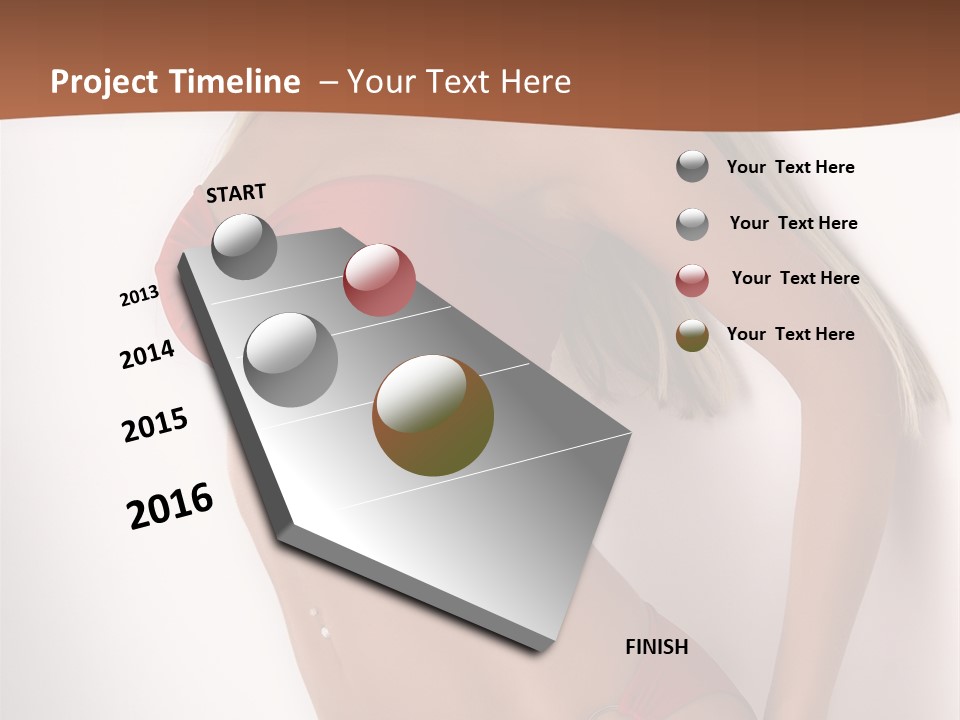 Boobs Woman Breasts PowerPoint Template