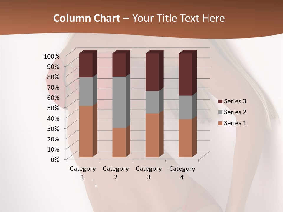 Boobs Woman Breasts PowerPoint Template