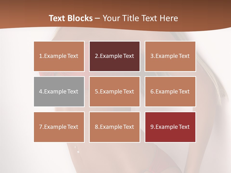 Boobs Woman Breasts PowerPoint Template