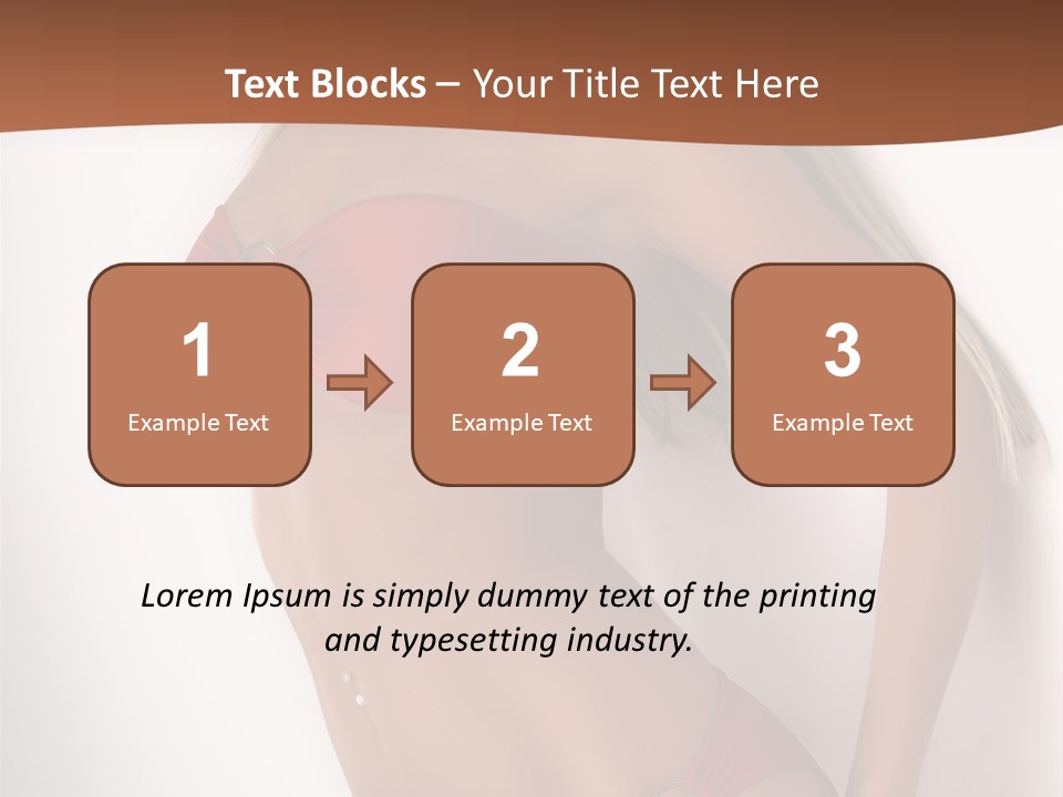 Boobs Woman Breasts PowerPoint Template