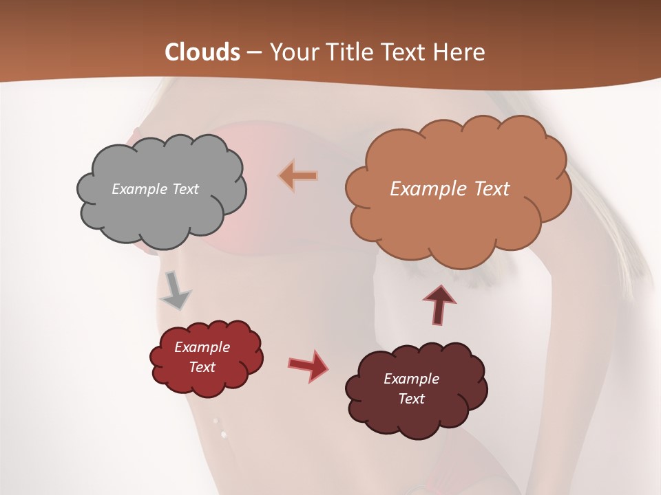 Boobs Woman Breasts PowerPoint Template