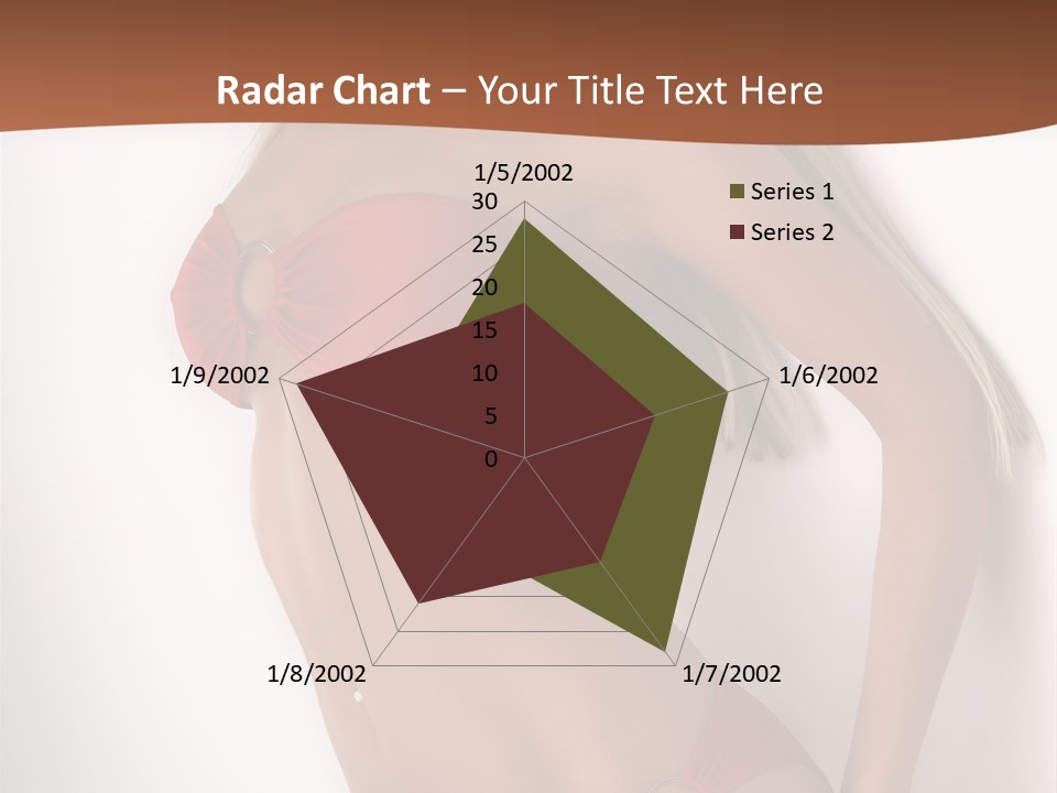 Boobs Woman Breasts PowerPoint Template