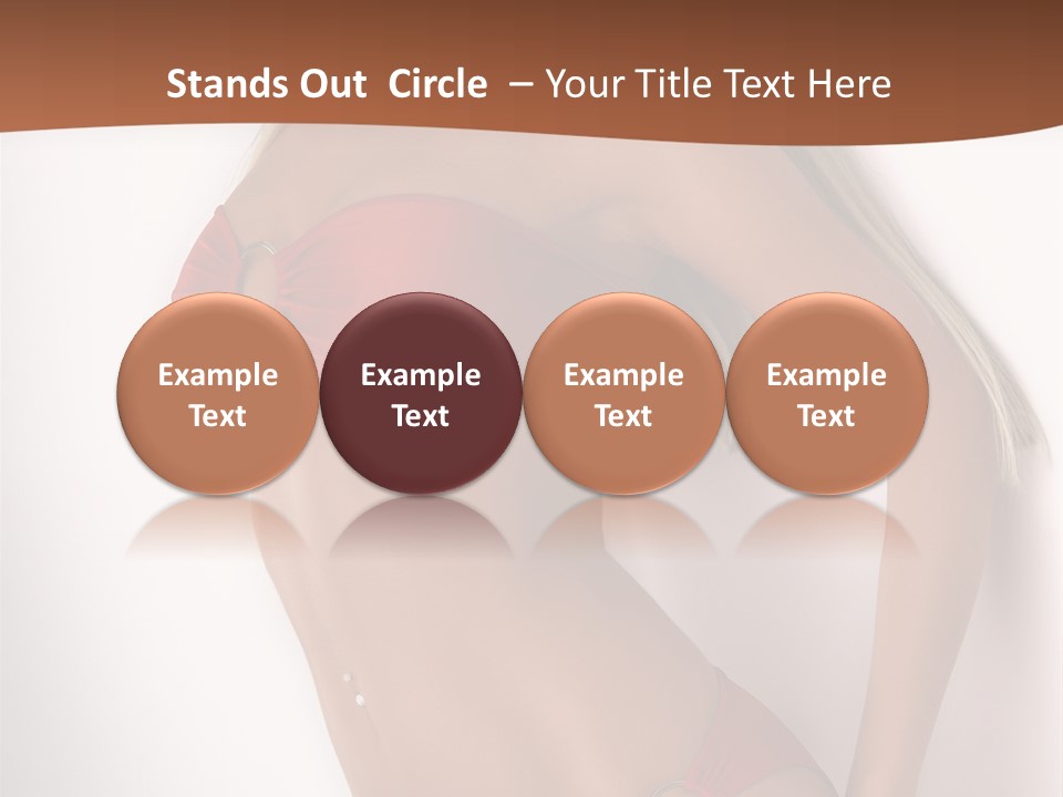 Boobs Woman Breasts PowerPoint Template