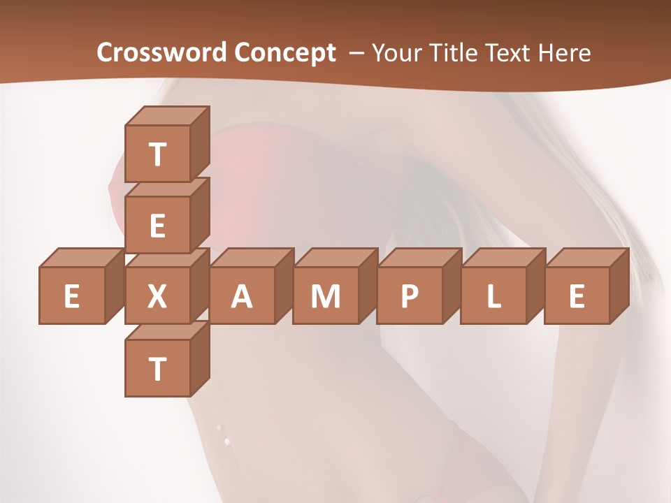 Boobs Woman Breasts PowerPoint Template