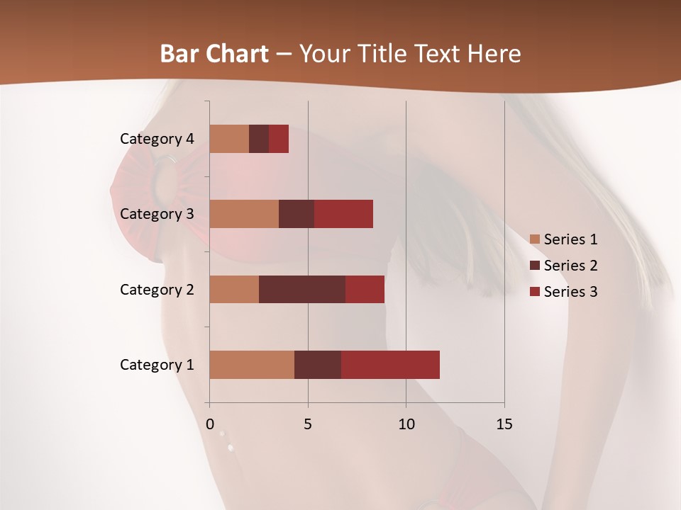 Boobs Woman Breasts PowerPoint Template