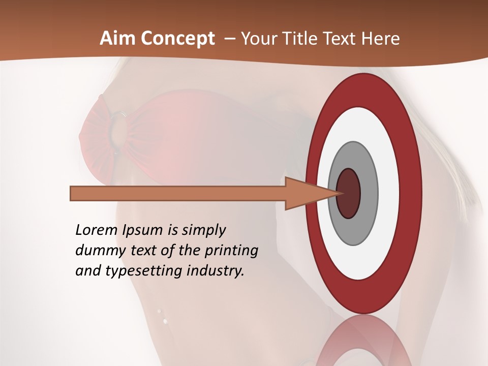 Boobs Woman Breasts PowerPoint Template