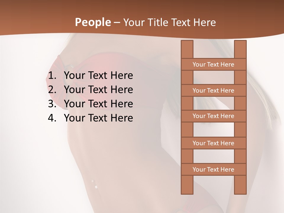 Boobs Woman Breasts PowerPoint Template