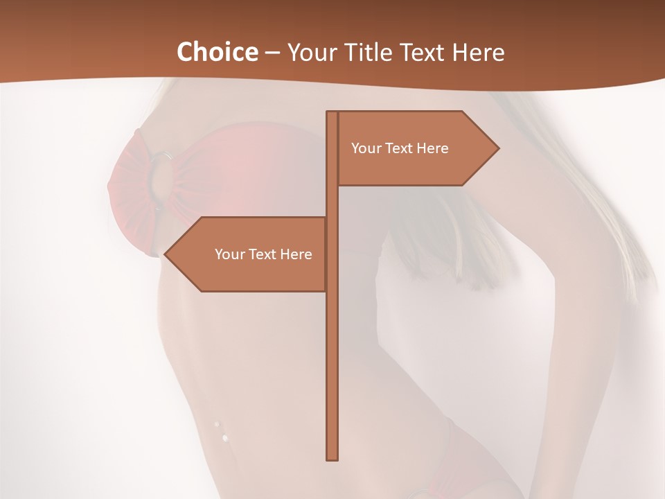 Boobs Woman Breasts PowerPoint Template