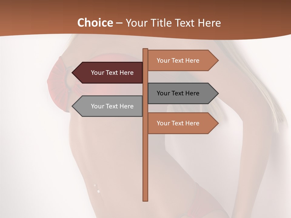 Boobs Woman Breasts PowerPoint Template