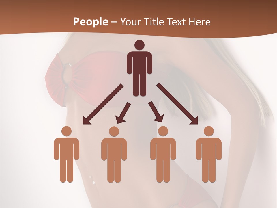 Boobs Woman Breasts PowerPoint Template