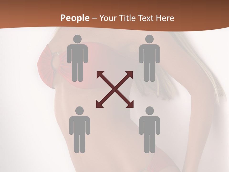 Boobs Woman Breasts PowerPoint Template