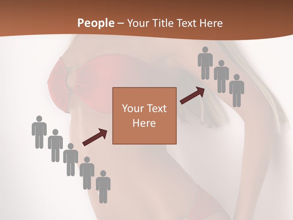 Boobs Woman Breasts PowerPoint Template