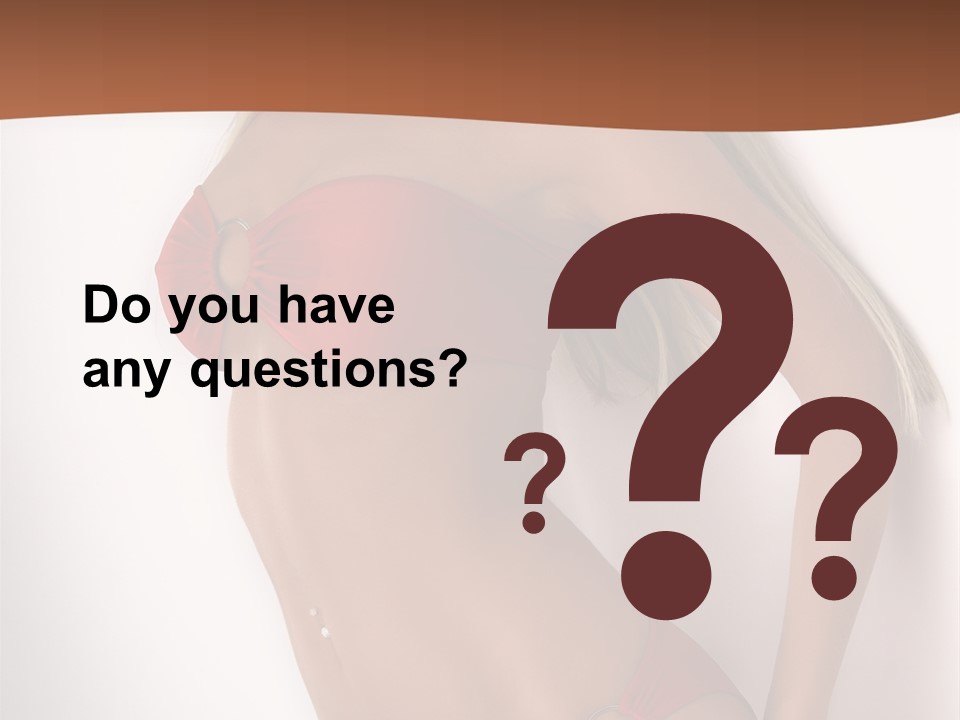 Boobs Woman Breasts PowerPoint Template