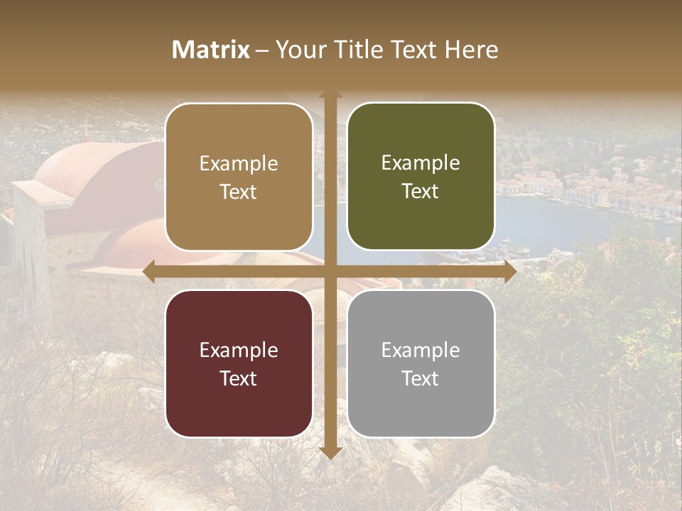 Landmark Swimming People PowerPoint Template