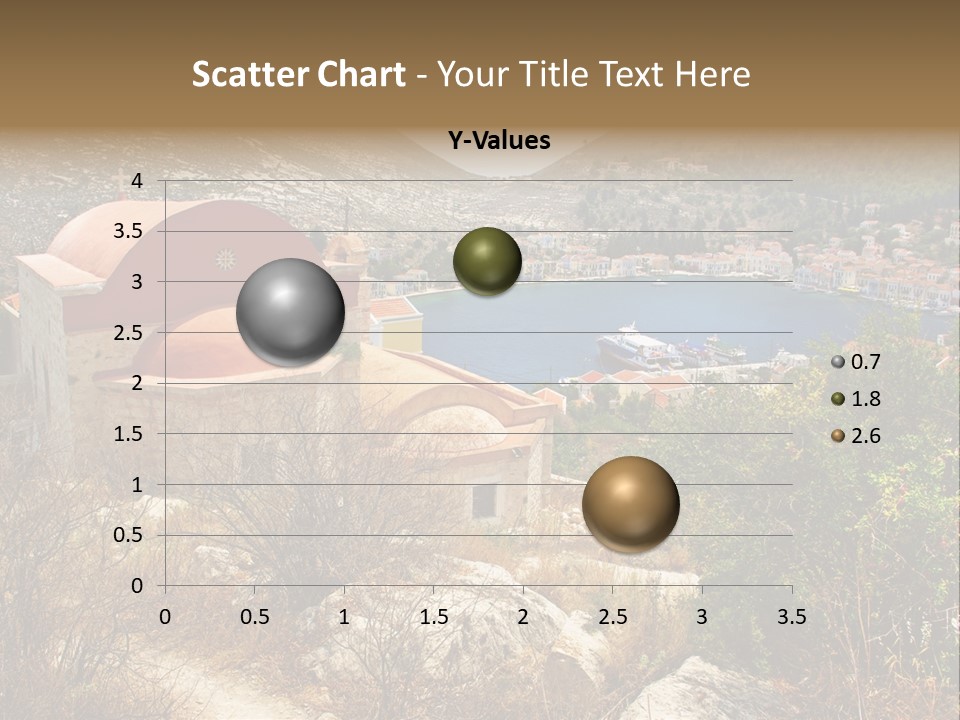 Landmark Swimming People PowerPoint Template