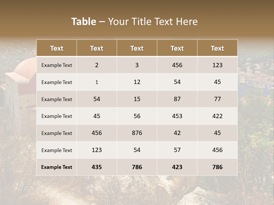 Landmark Swimming People PowerPoint Template