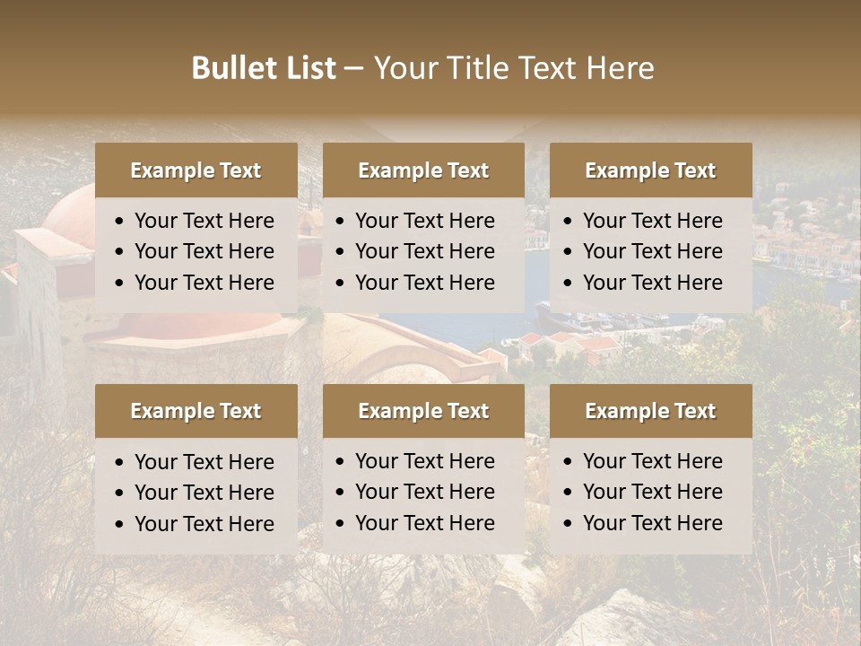 Landmark Swimming People PowerPoint Template