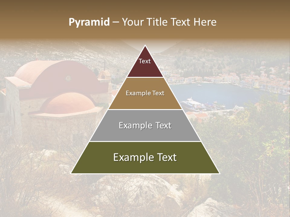 Landmark Swimming People PowerPoint Template