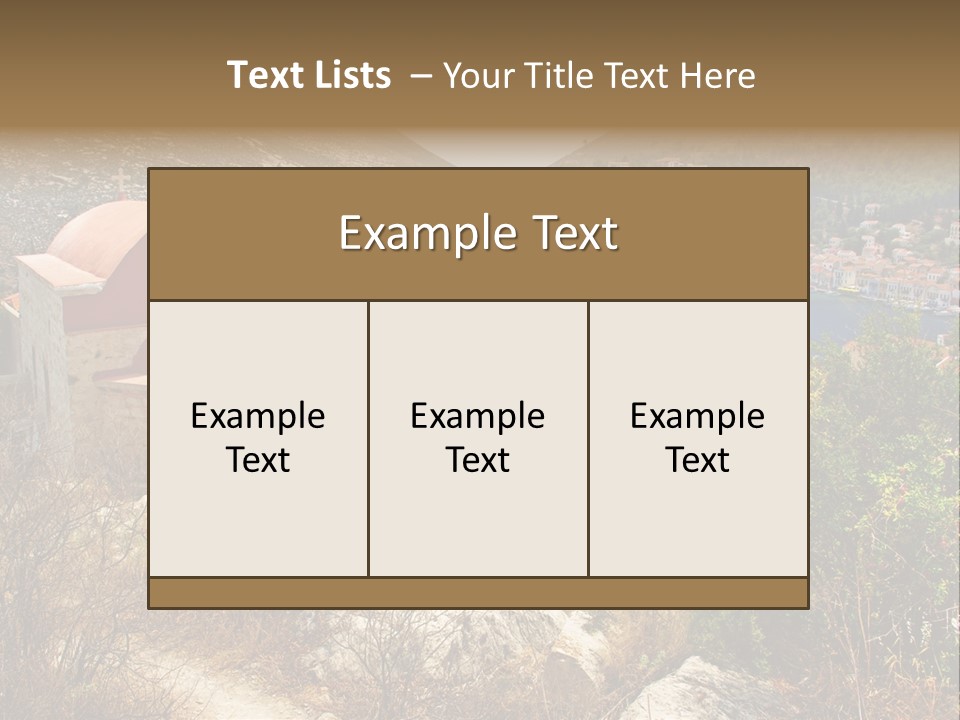 Landmark Swimming People PowerPoint Template