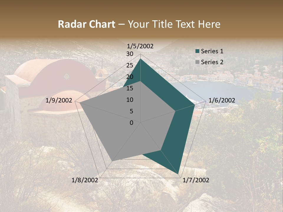 Landmark Swimming People PowerPoint Template