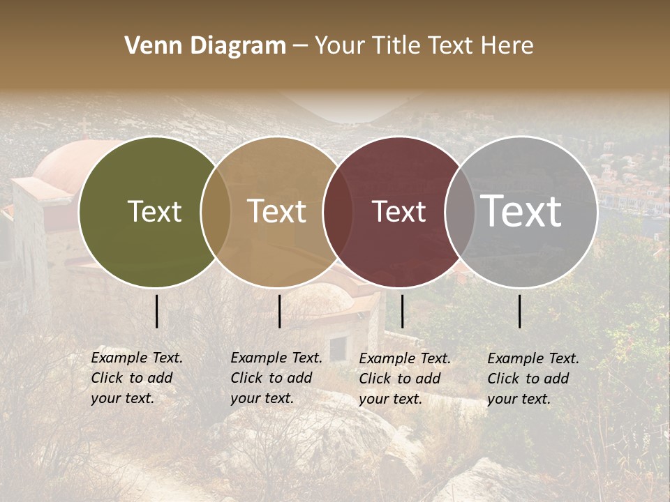 Landmark Swimming People PowerPoint Template