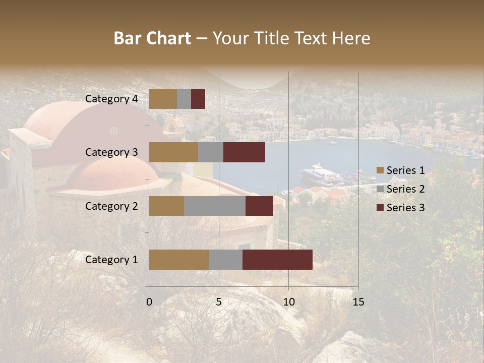 Landmark Swimming People PowerPoint Template