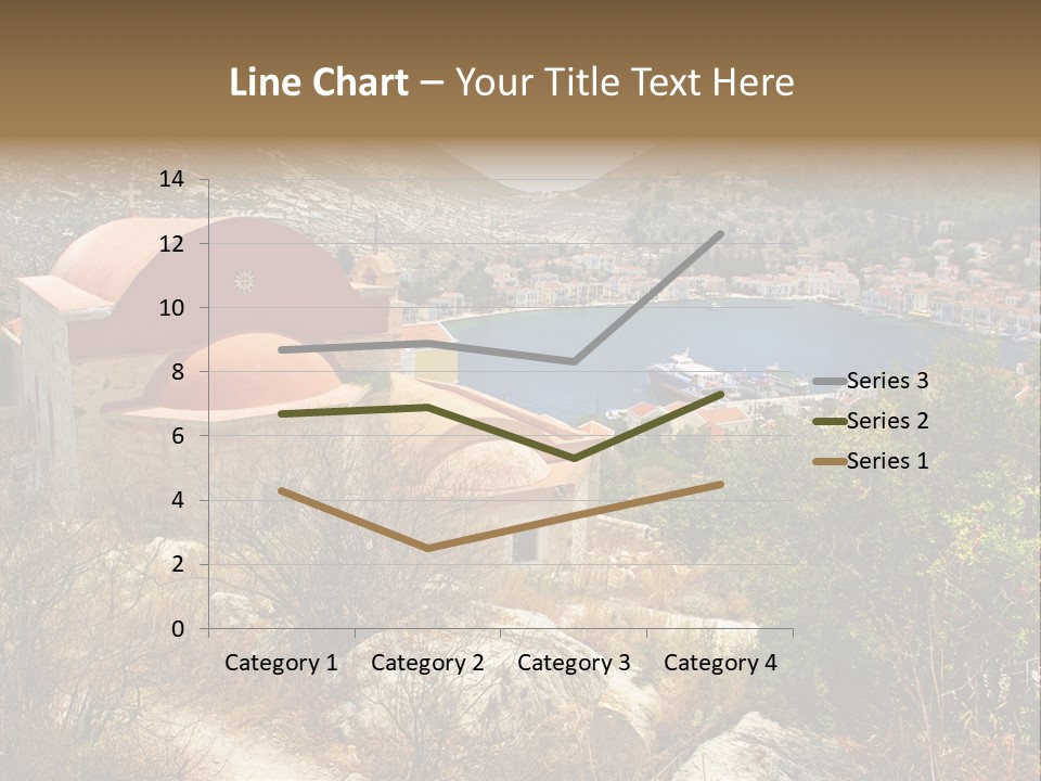 Landmark Swimming People PowerPoint Template