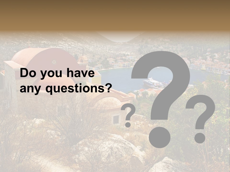 Landmark Swimming People PowerPoint Template