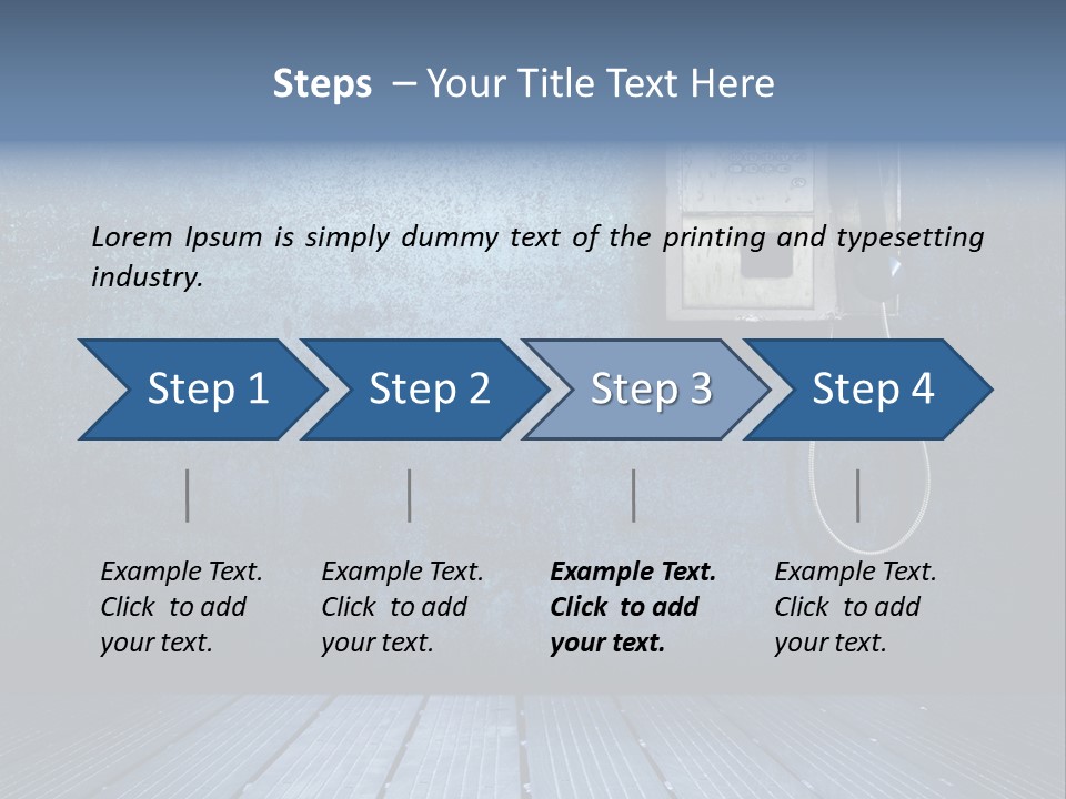 Lifestyle Dark Used PowerPoint Template